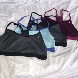 Set of 4 danskin sports bras
